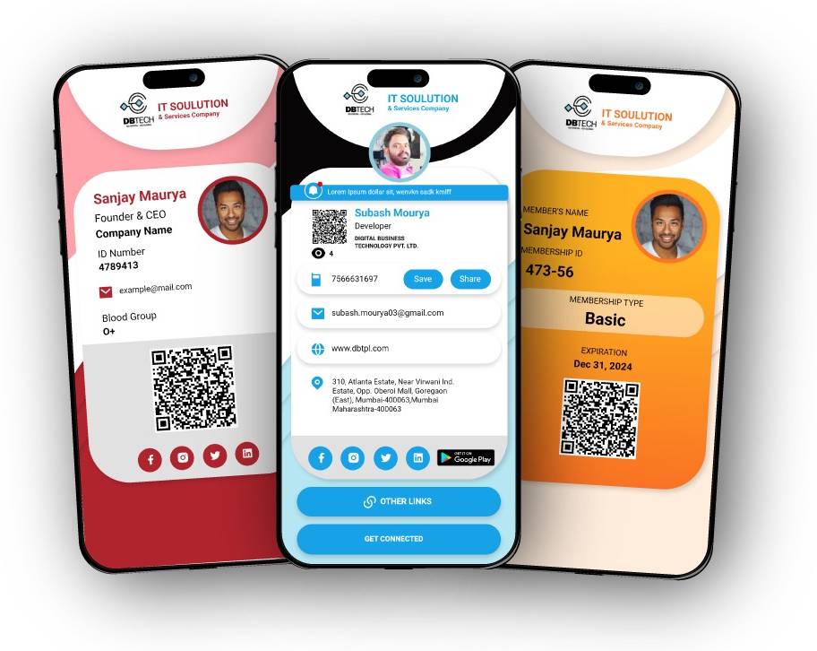 digital visiting card service