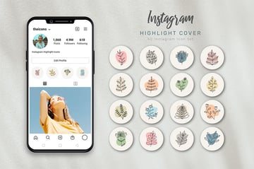Instagram highlight icons design