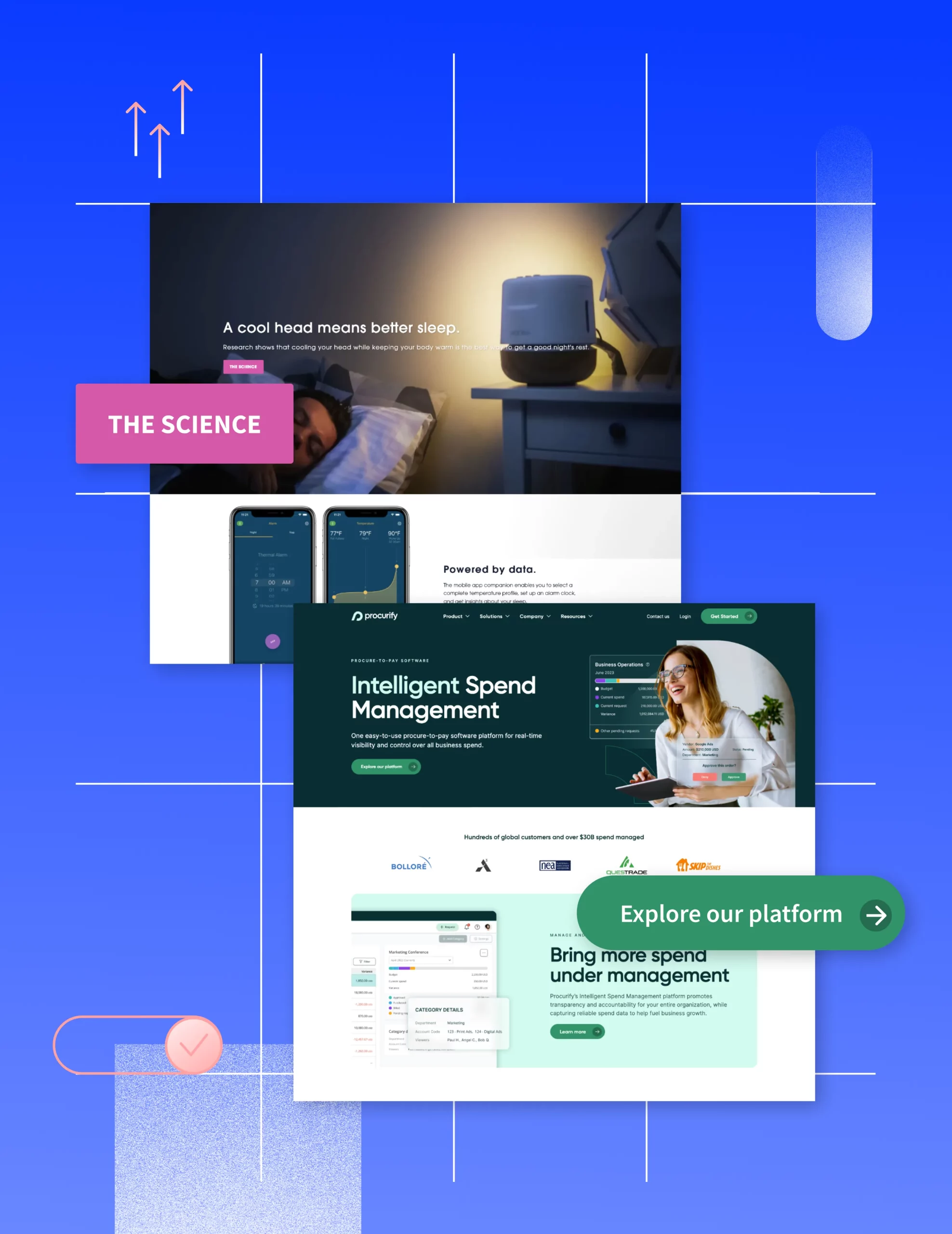 landing page design for marketing campaign