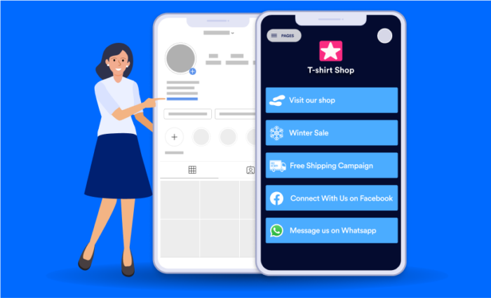 LinkTree style social page