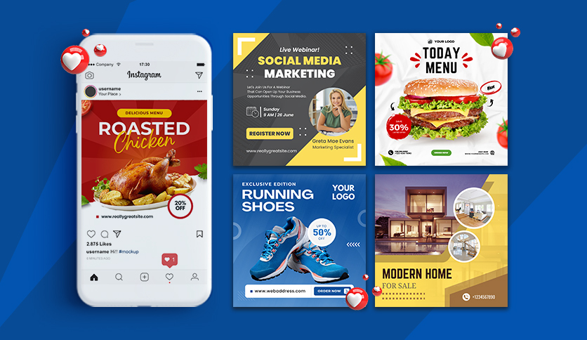 Social media post and banner